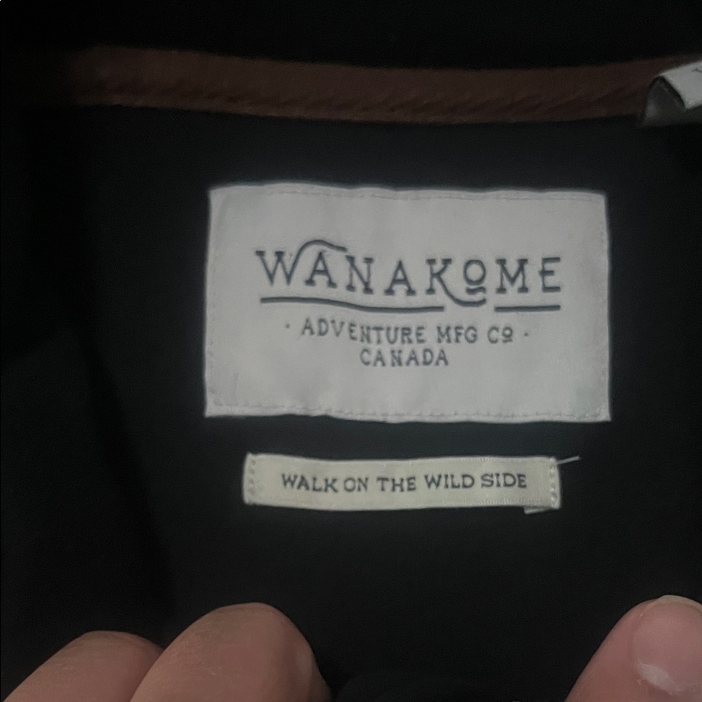 WANAKOME  Hooded Jacket with Rope Drawstrings.🖤 - Picture 3 of 8